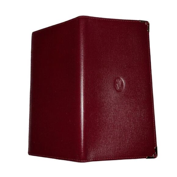 Vintage Cartier Burgundy Leather Bifold Wallet NWOT - Picture 14 of 14
